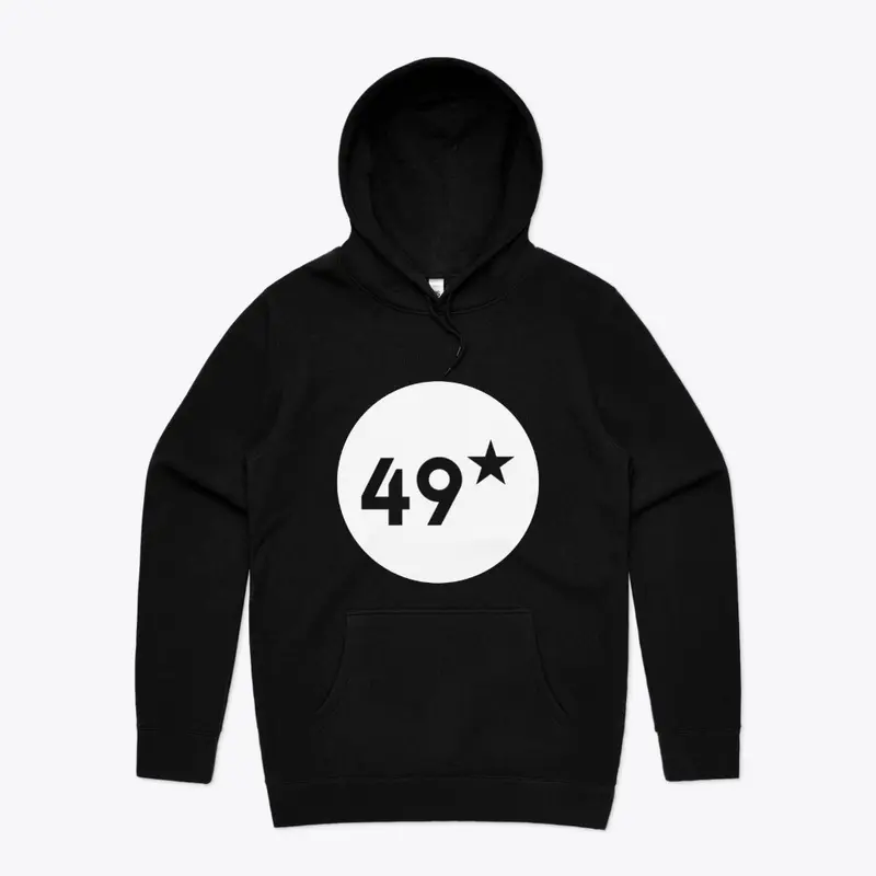 49star Circle Logo Print Hoodie